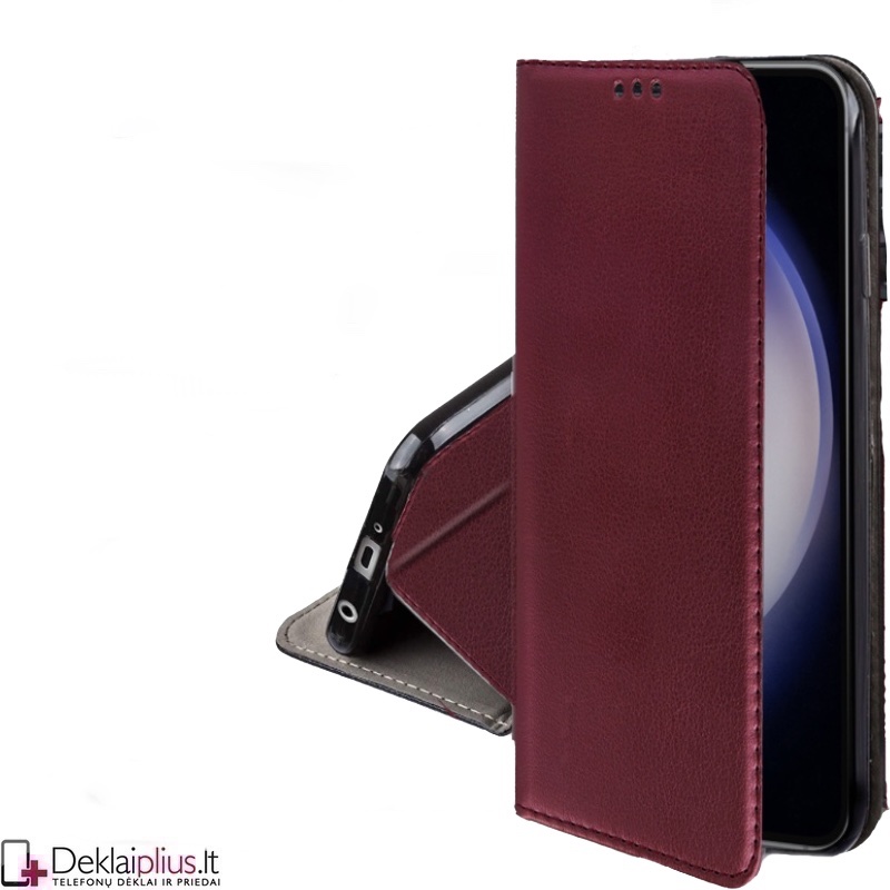 Telone dirbtinos odos dėklas - bordo spalvos (Apple Iphone 16e/Iphone 17e) Telone dirbtinos odos dėklas - bordo spalvos (Apple Iphone 16e/Iphone 17e)